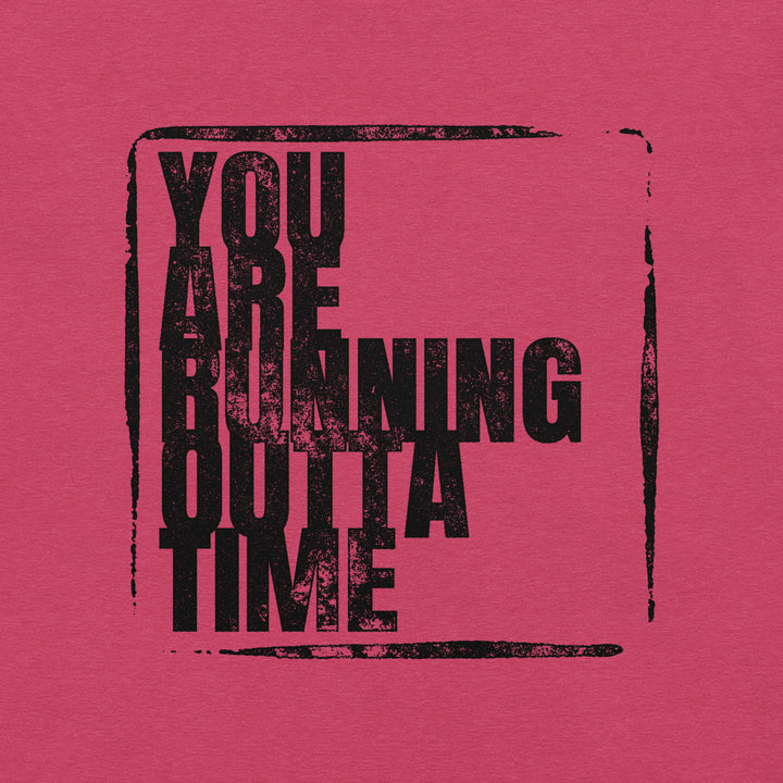 "You Are Running Out of Time Inkstamp" T-Shirt