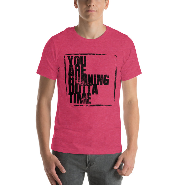 "You Are Running Out of Time Inkstamp" T-Shirt